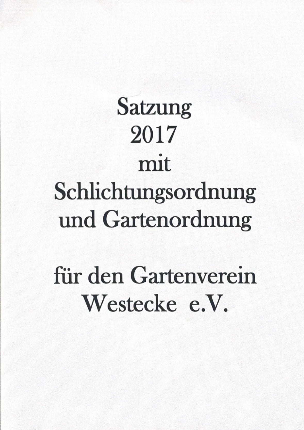 Satzung 2017
